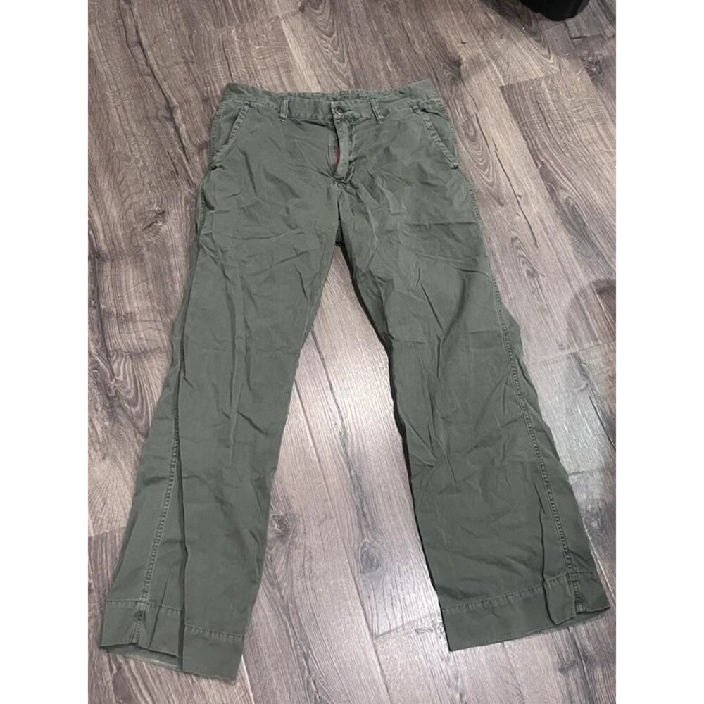 Notre Époque Women’s Olive Green Straight-Leg Chino Pants Approx. Size Medium